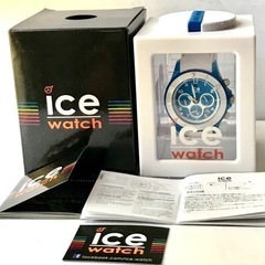 お値下げ‼️【超美品】アイスウォッチ  Ice-Watch 腕時計　粋でお洒落なベルギー発　お色:ブルーの画像