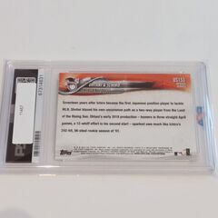 【PSA10】2018 TOPPS UPDATE #US153 大谷翔平 イチローの画像