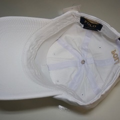【POLO RALPH LAUREN】キャップ(新品・ホワイト・ユニセックス・サイズフリー)の画像