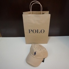 【POLO RALPH LAUREN】キャップ(新品・ベージュ・...
