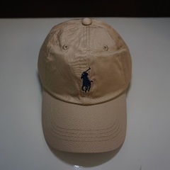 【POLO RALPH LAUREN】キャップ(新品・ベージュ・ユニセックス・サイズフリー)の画像