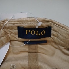 【POLO RALPH LAUREN】キャップ(新品・ベージュ・ユニセックス・サイズフリー)の画像