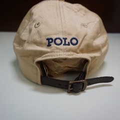 【POLO RALPH LAUREN】キャップ(新品・ベージュ・ユニセックス・サイズフリー)の画像