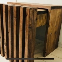 【お譲り先決定しました】木製犬小屋【購入価格3万円】インテリアに馴染む/可動式の画像