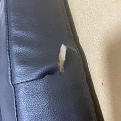 2人掛け リクライニング レザーソファの画像