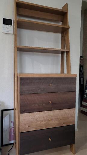 棚　キッチン収納　レンジ台