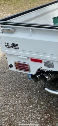 マフラー　DA63T 値下げしました‼️自作ダブル出しマフラー　社外マフラー交換も考えています‼️