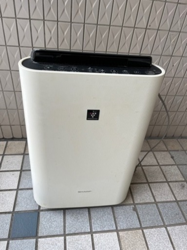 【動作品】SHARP/シャープ 加湿空気清浄機 KC-F50-W ホワイト プラズマクラスター 加湿器 2016年製