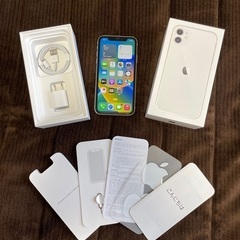 全国発送可【美品】iPhone11 64GB ホワイト SIMロ...
