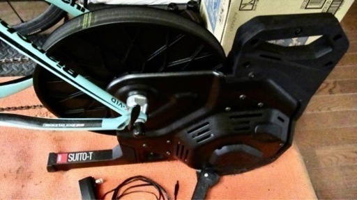 スマートローラーELITE と Bianchi INTENSO 47