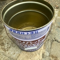 一斗缶　４個　蓋なし　バケツや物入れなどに　中古の画像