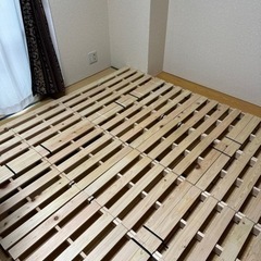 すのこベッド　パレットベッド