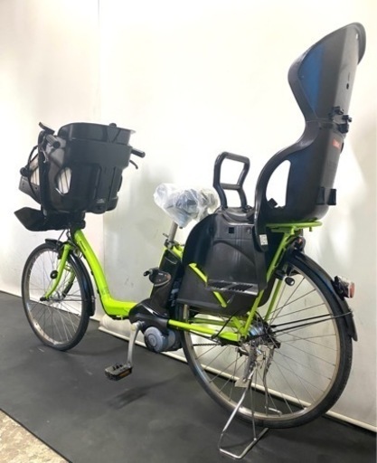 関東全域送料無料　業界最長保証付き　パナソニック　ギュット　 26インチ　3人乗り　8.9ah パワフル　グリーン　電動自転車　電動アシスト自転車