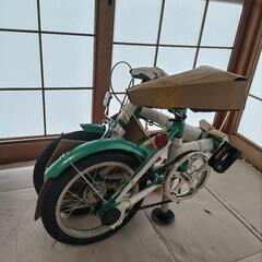 新品　14インチ折りたたみ自転車の画像