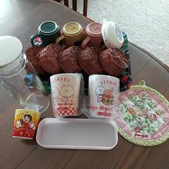 ニトリのピッチャー うさまるフリーカップ、 マグカップ等