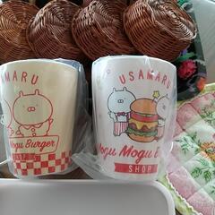 ニトリのピッチャー うさまるフリーカップ、 マグカップ等の画像