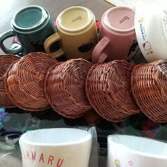 ニトリのピッチャー うさまるフリーカップ、 マグカップ等の画像