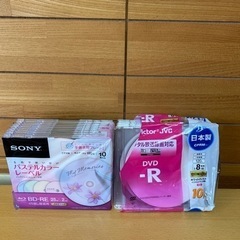 SONY 繰り返し録画用DISKとVictor DVD-R5枚