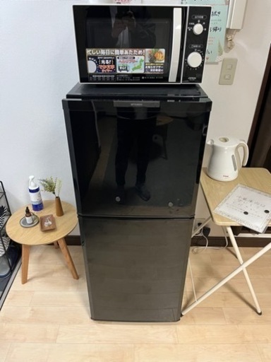 冷蔵庫、電子レンジ　セット　引き取り