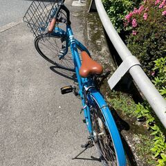自転車　No.800　シティサイクル　26インチ　7段切替　ブリジストン　MarkRosa　定価約5万!!　【リサイクルショップどりーむ鹿大前店】の画像