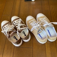 コンバーススニーカーとmozスニーカーまとめて