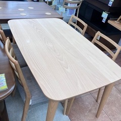 3/30 値下げ🌟定価約20万円🌟飛騨家具 キツツキ フィル ダイニング5点セット IDC大塚家具 475の画像