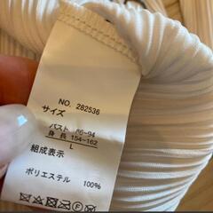 ほぼ新品　メロウフリルトップス　Ｌサイズの画像