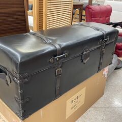 ?未使用!!大満 収納機能付き 3点ベンチセット ?定価￥39,800?  アンティーク調 トランクベンチ? 4327