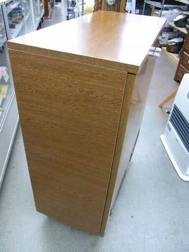 現状特価！ 未使用組立品 下駄箱 幅75×奥行36×高さ94.5cm(脚含む) 三堅工業/サンエス GH-75-O 靴箱 靴入れ シュ