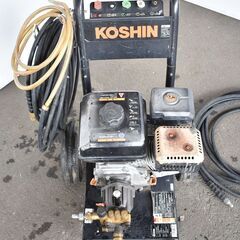 【ヤ取終了6/1】≪yt654ジ≫ エンジン始動OK KOSHIN/工進 4サイクルエンジン式高圧洗浄機 JCE-1408UDX (JCE-1408UDX-AAA-1) 現状品 50225-06の画像