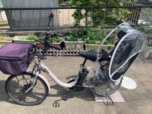 ブリヂストン　ビッケモブ  3人乗り　子供乗せ　電動自転車