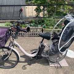 ブリヂストン　ビッケモブ  3人乗り　子供乗せ　電動自転車