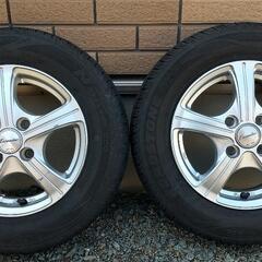 13インチホイール 145/80/13タイヤ付きの画像