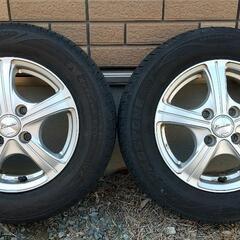 13インチホイール 145/80/13タイヤ付きの画像
