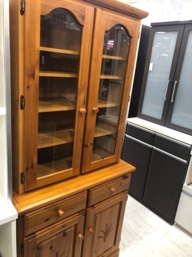 取りに来れる方限定！２枚扉の食器棚です！