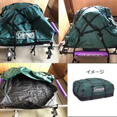 Terzo テルッツォ ルーフキャリアとColeman ルーフキャリアバックの画像