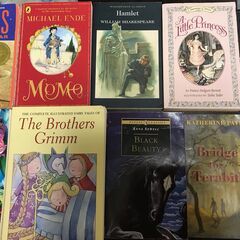英語多読児童書29冊、ロアルド・ダール、HOLES、モモ、ロード・オブ・ザ・リング(指輪物語)、ホビットの冒険、不思議の国のアリスと鏡の国のアリス、Roald Dahl、チョコレート工場、映画原作、子ども英語、多読、リーディング、童話、古典、ファンタジー、名作の画像
