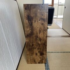 P0272-1　ニトリ ヴィンテージ風 木目 本棚 収納の画像