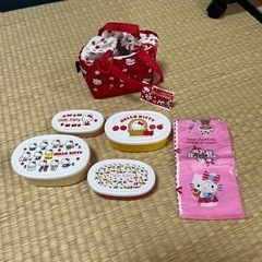 無料処分間近‼️ハローキティお弁当箱used