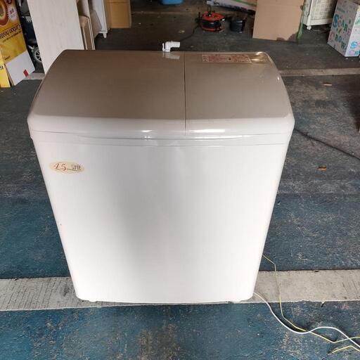 値下げ❗HITACHI　日立　2槽式洗濯機 4.5kg [PS-H45L]　動作確認済み　 2019年製