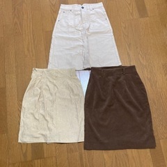 スカート3枚