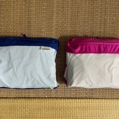 レインポンチョ　2着セット(ピンク&ブルー)の画像