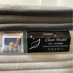 【ダブルサイズマットレス】敷きパッド＋シーツカバー付の画像