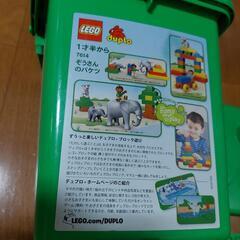 LEGO　デュプロ　ぞうさんのバケツの画像