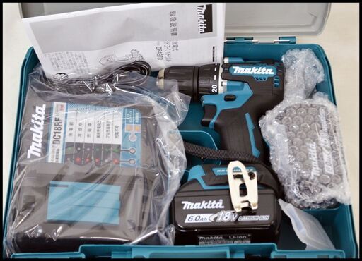 マキタ 18V 6.0Ah DF487DRGX 青 ブルー ドライバドリル 6Ah