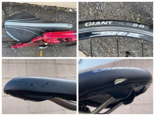 【受付終了】ご新規様お返事できません、申し訳ございません。GM769 近隣配送可能♪ GIANT ジャイアント エスケープRX3 レッド クロスバイク スタンド付き リサイクルショップ ケイラック朝霞田島店