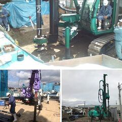 中卒：正社員：20代　新日本建設　地盤改良工事スタッフの募集です！の画像