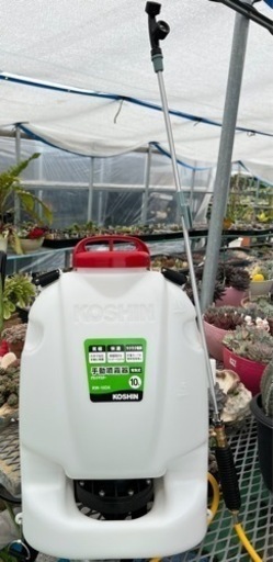 手動噴霧器　水で動作確認済み