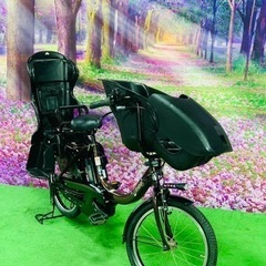 ❽ 5116子供乗せ電動アシスト自転車ヤマハ3人乗り対応20インチ