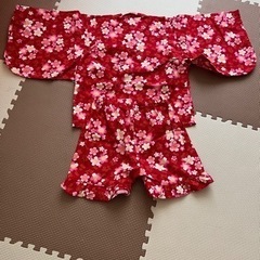 帯付き　ベビー　甚平90の画像